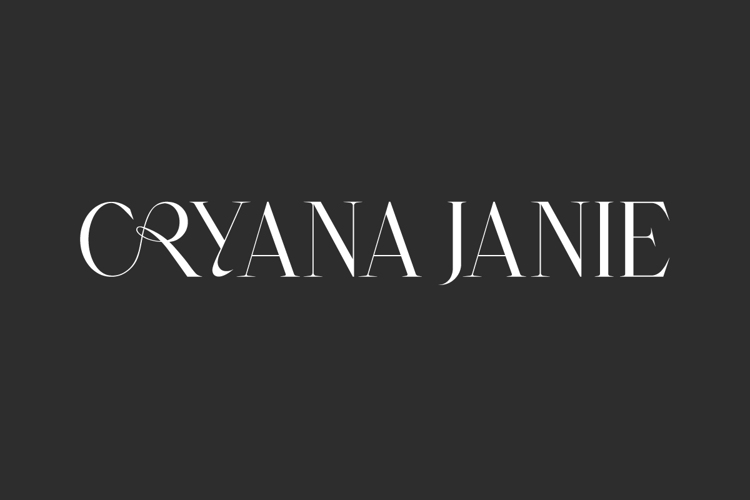 Preview of Cryana Janie Font