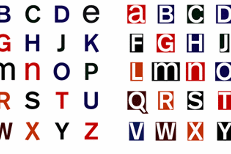 Mono Alphabet Font