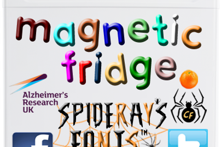 MAGNETIC FRIDGE Font