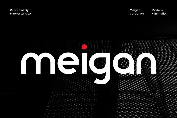 Preview of MEIGAN Font