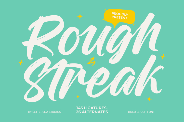 Rough Streak VERSION Font