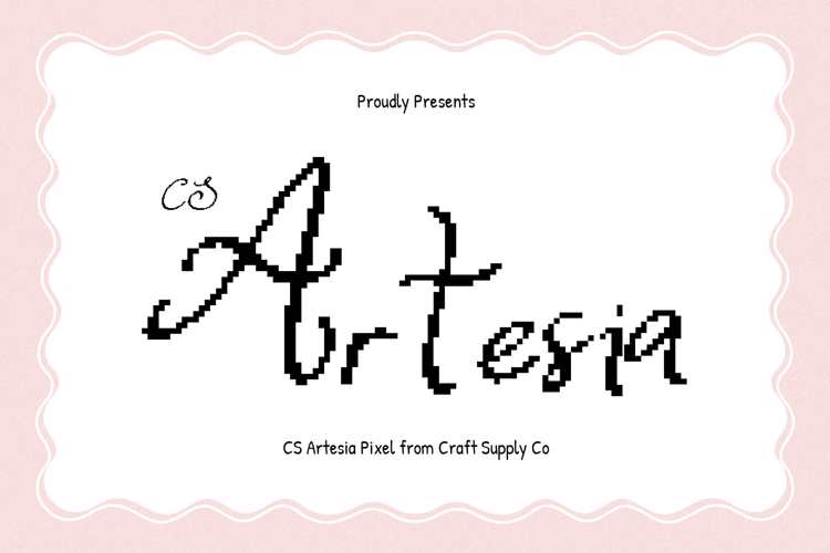 Preview of CS Artesia Pixel Font