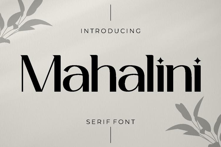 Mahalini Font
