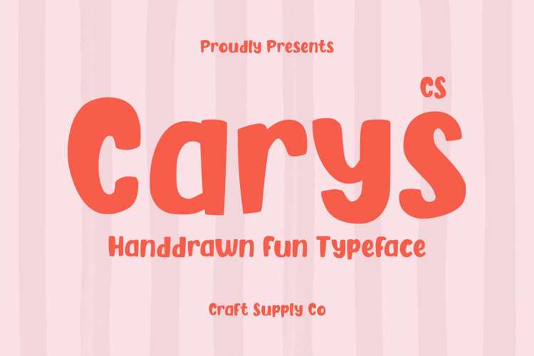 Preview of CS Carys Font