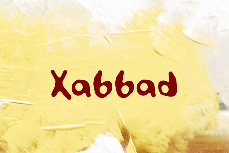 Preview of X  Xabbad Font