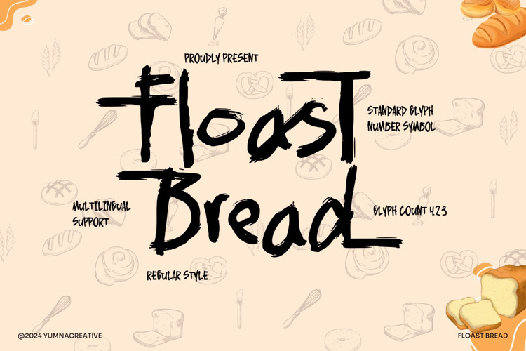 Floast Bread Font