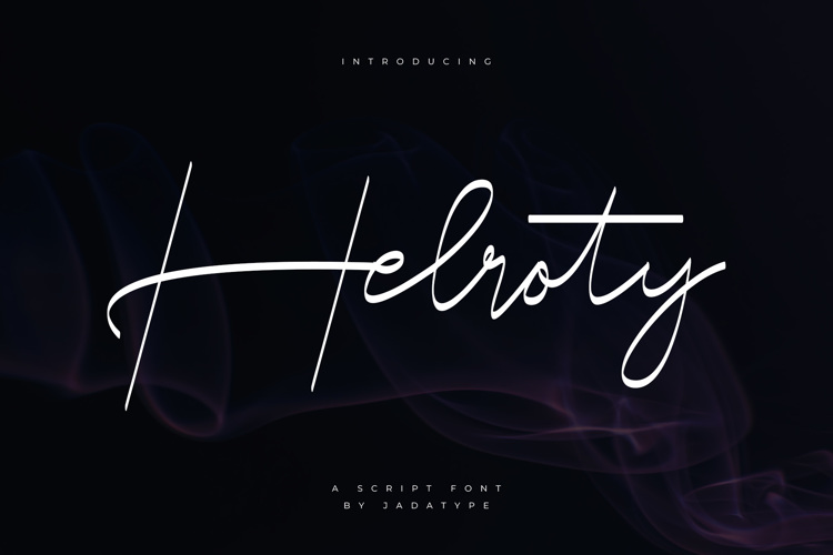 Preview of Helroty Font