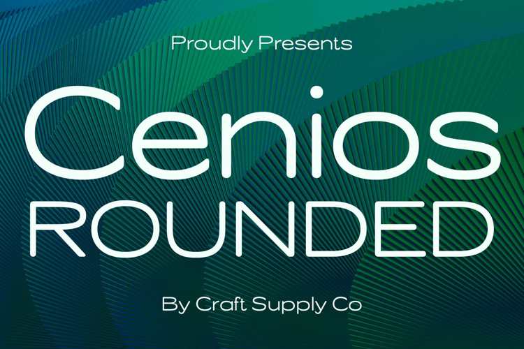 Cenios Rounded Font