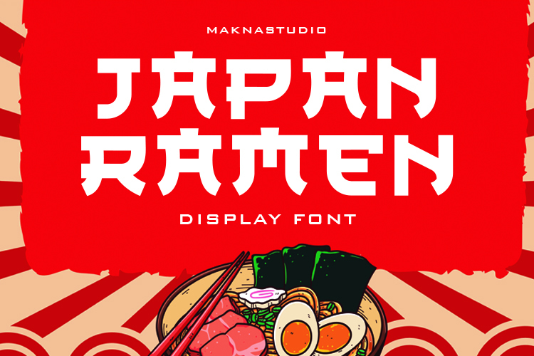 JAPAN RAMEN Font