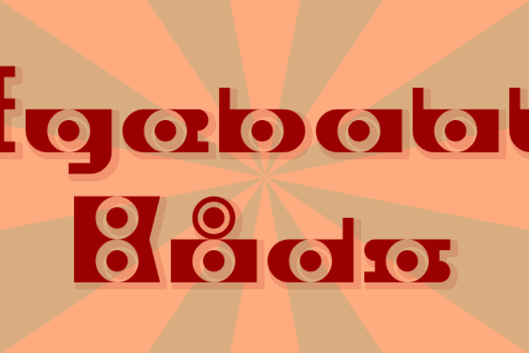 Eyeball Kids Font