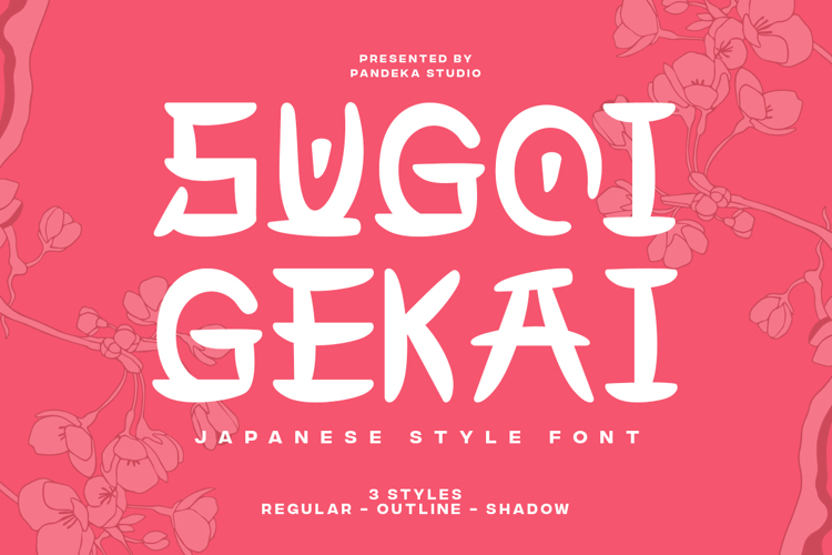 Preview of Sugoi Gekai Font