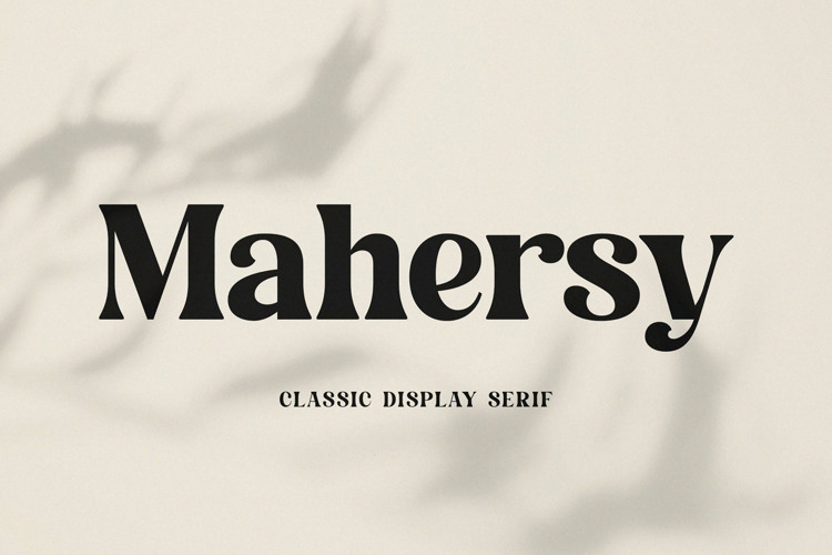 Preview of Mahersy Font