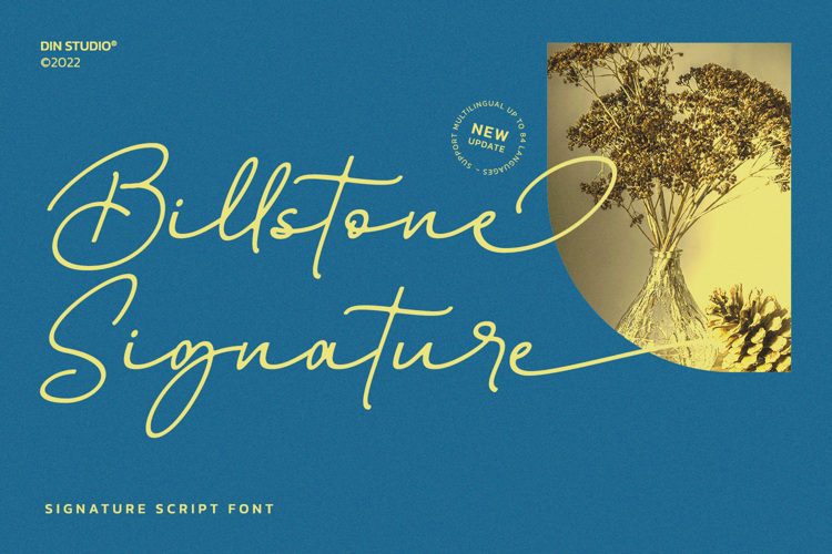 Billstone Signature Font
