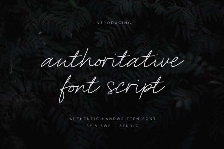 Authoritative Font