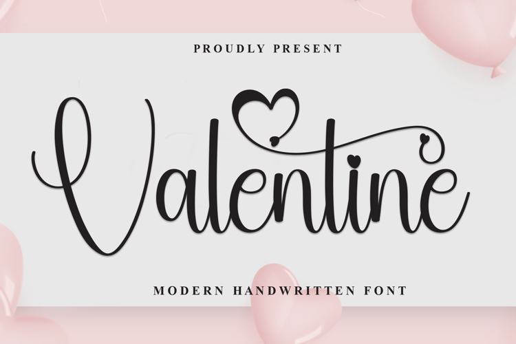 Preview of Valentine Font