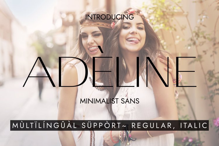 Preview of ADELINE Font