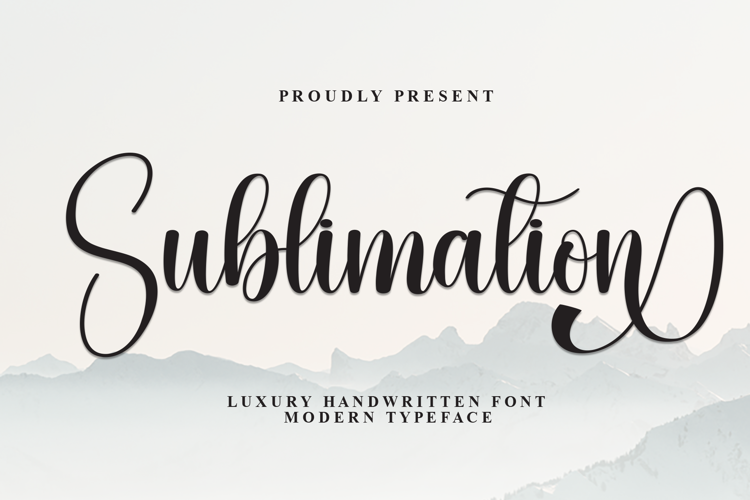 Preview of Sublimation Font