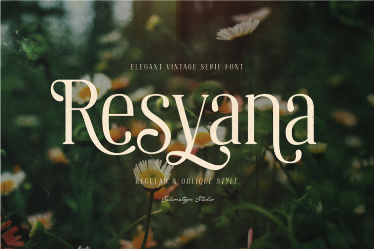 Preview of Resyana Font