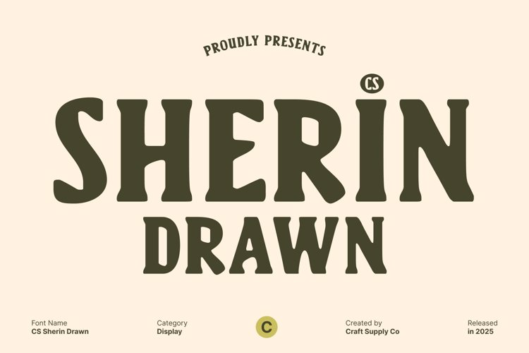 Preview of CS Sherin Drawn Font