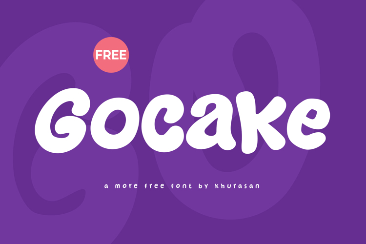Preview of Gocake Font