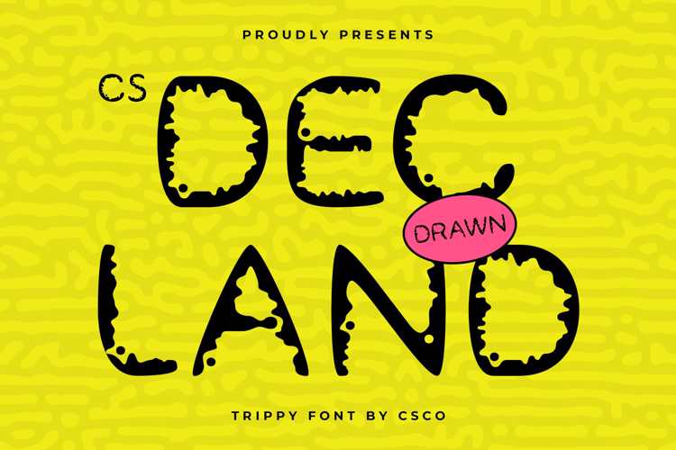 Preview of CS Decland Drawn Font