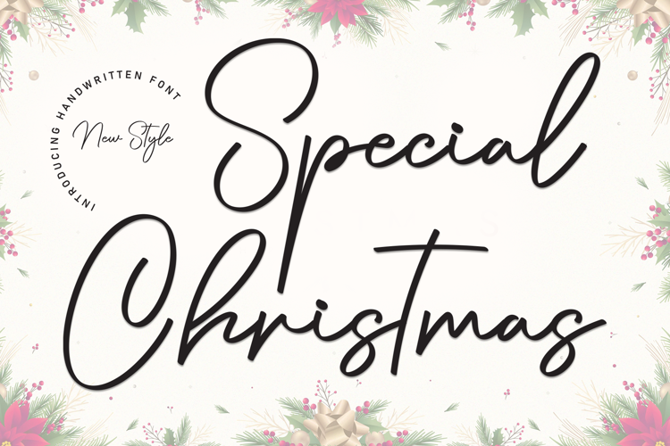 Preview of Special Christmas Font