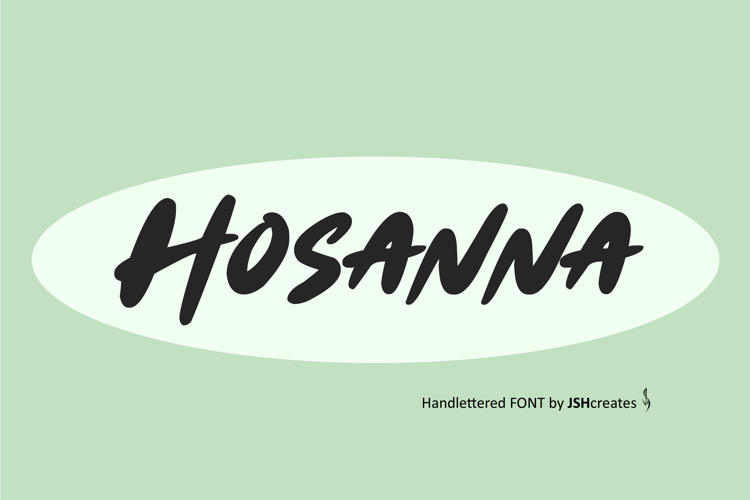 Preview of Hosanna Font