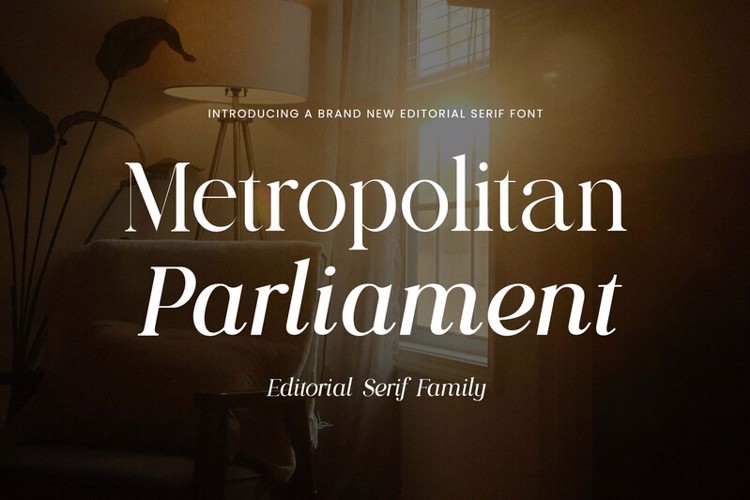 Preview of Metropolitan Parliament Font