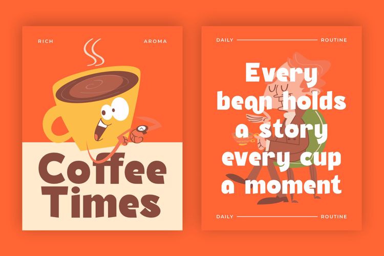 Preview of Traven Font