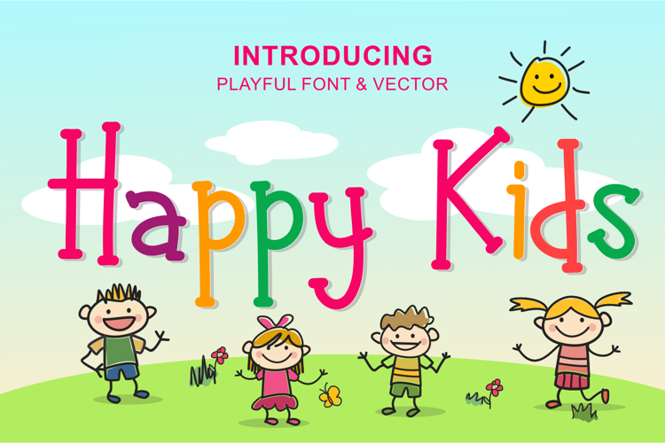 Happy Kids Font