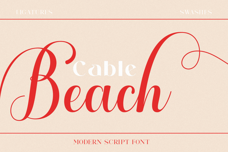 Cable Beach Script Font