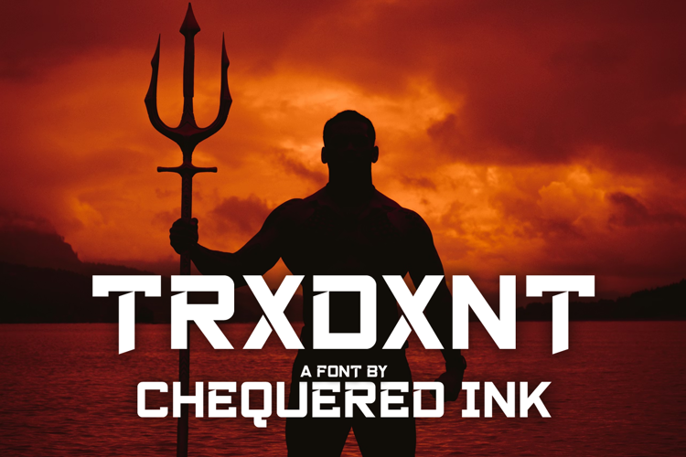 Preview of Trxdxnt Font