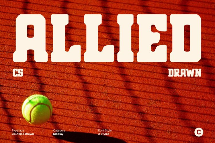 Preview of CS Allied Drawn Font