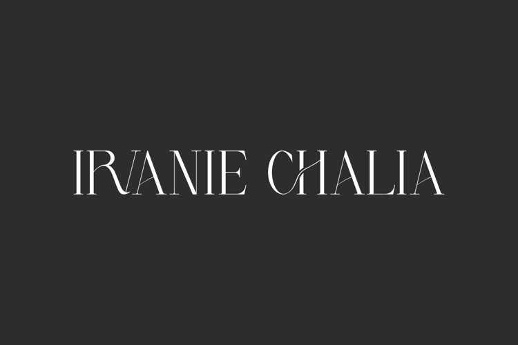 Preview of Irvanie Chalia Font