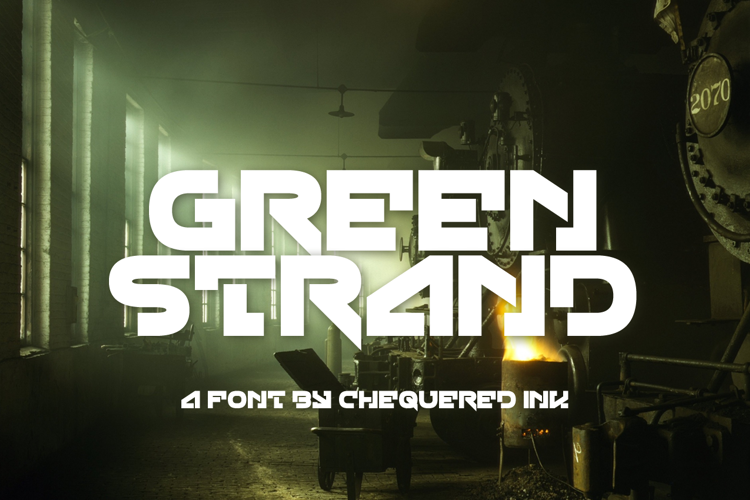 Green Strand Font