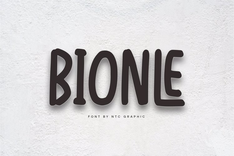Preview of BIONLE Font