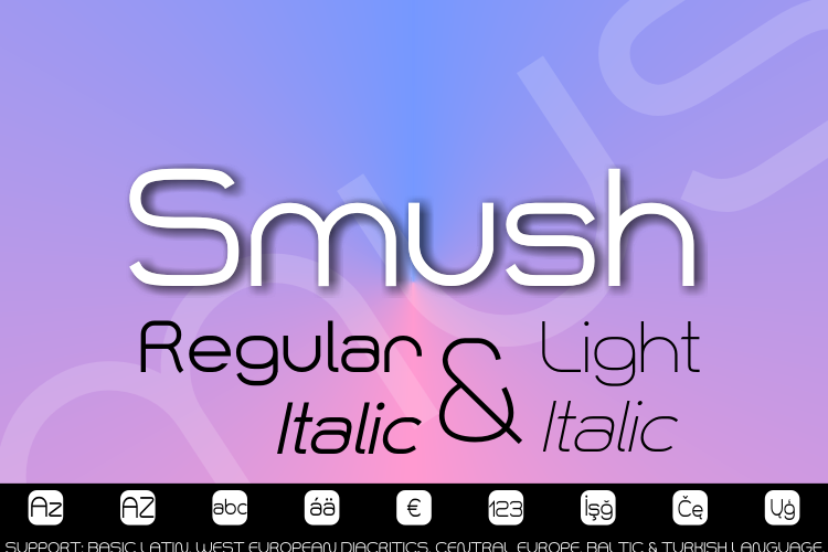 Smush Font