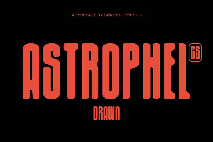 Preview of CS Astrophel Drawn Font