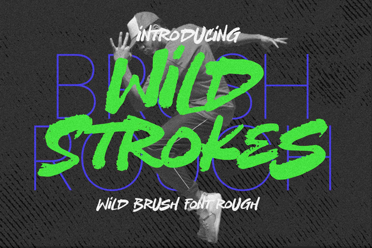 Wild Strokes Font