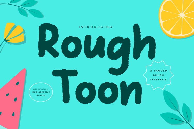 Rough Toon Font