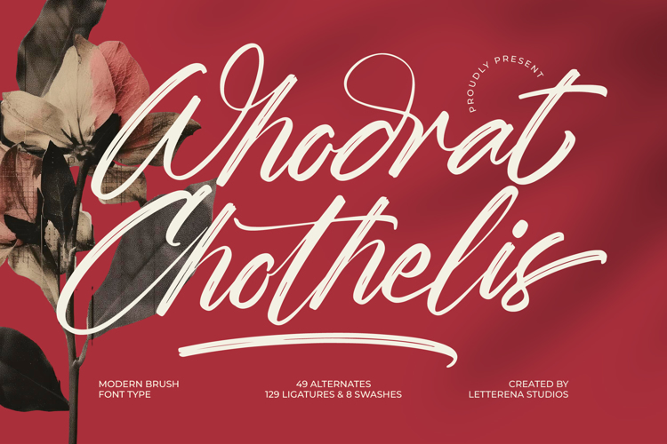 Preview of Whadrat Chothelis VERSION Font
