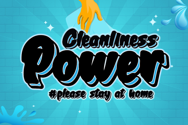 Cleanliness Power Font