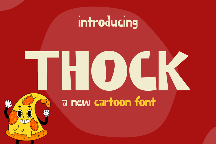 Preview of Thock Font