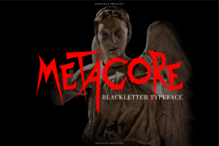 Preview of METACORE Font