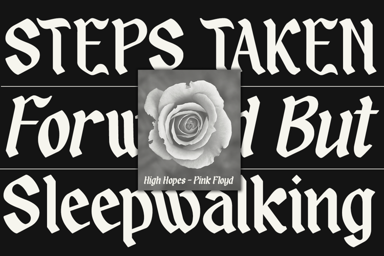 Preview of Sandey Molse DEMO Font