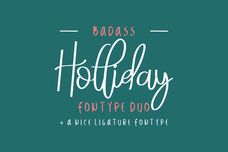 Badass Holliday Font