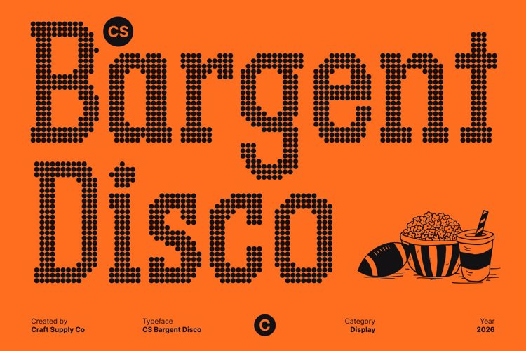 Preview of CS Bargent Disco Font
