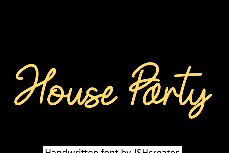 House Party Font