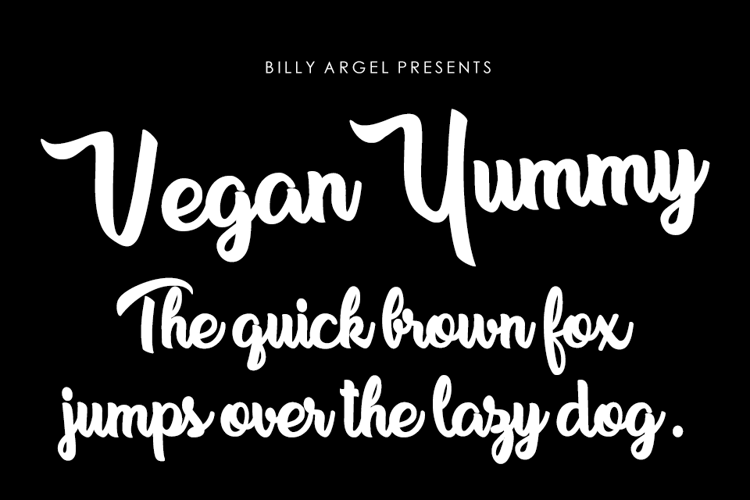 Vegan Yummy Font