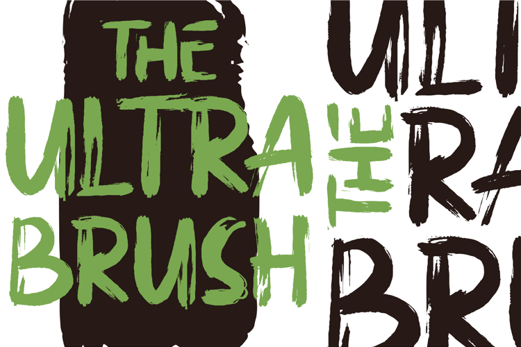 ULTRA BRUSH Font